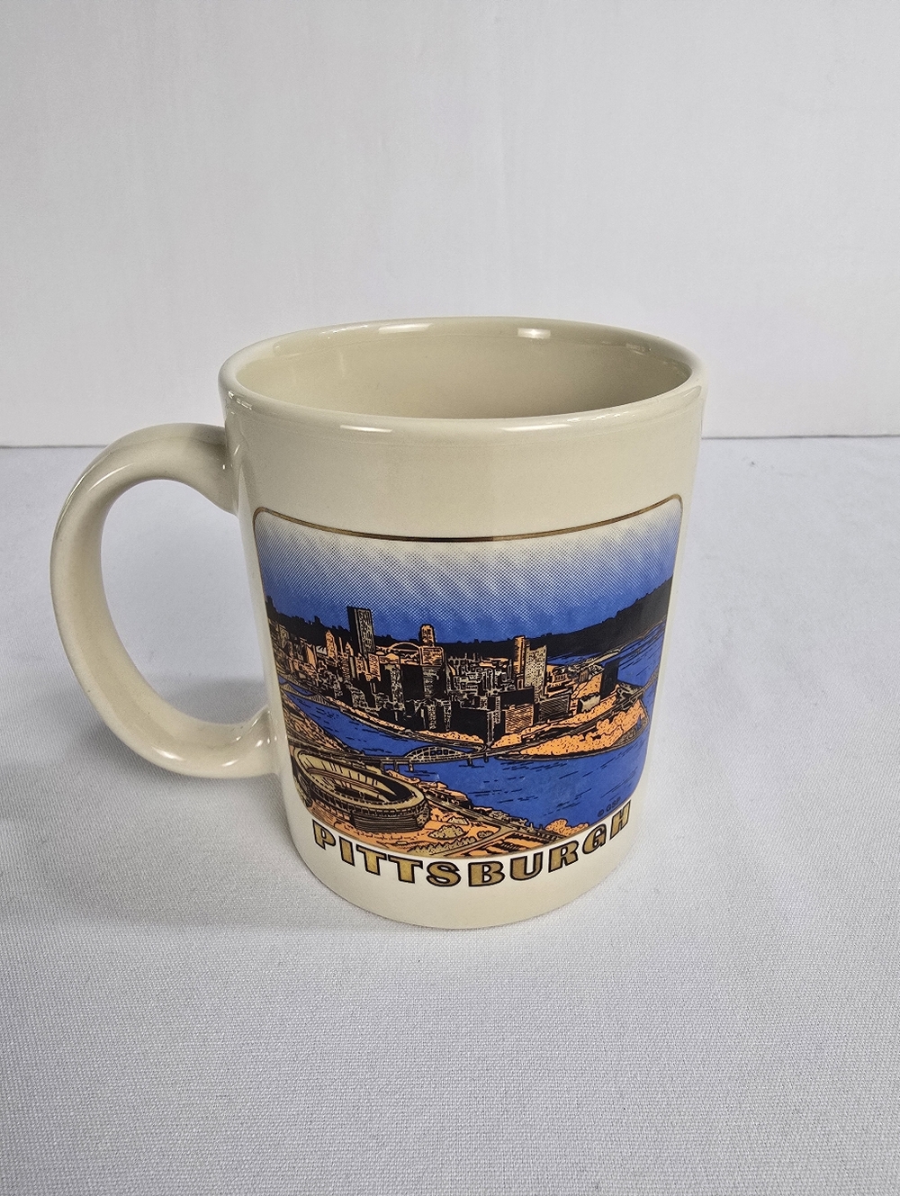 Vintage Pittsburgh Pennsylvania Souvenir Travel Coffee Mug Cup